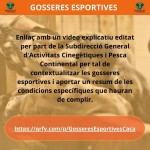 Contextualització concepte gosseres esportives per part de la Generalitat de Catalunya